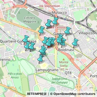 Mappa Via delle Ande, 20151 Milano MI, Italia (0.643)