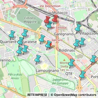 Mappa Via delle Ande, 20151 Milano MI, Italia (1.19)