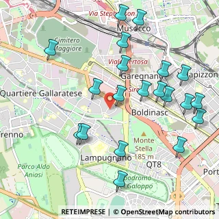 Mappa Via delle Ande, 20151 Milano MI, Italia (1.164)