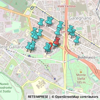 Mappa Via delle Ande, 20151 Milano MI, Italia (0.3655)