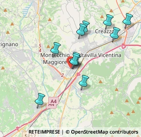 Mappa Via Europa, 36075 Montecchio Maggiore VI, Italia (3.35)