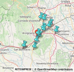Mappa Via Europa, 36075 Montecchio Maggiore VI, Italia (10.01077)