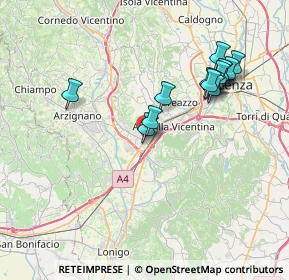 Mappa Via Europa, 36075 Montecchio Maggiore VI, Italia (7.39857)