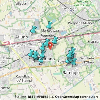 Mappa Via Jury Gagarin, 20018 Sedriano MI, Italia (1.59529)