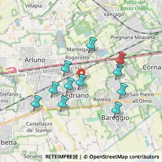 Mappa Via Jury Gagarin, 20018 Sedriano MI, Italia (1.78)