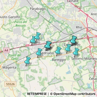 Mappa Via Jury Gagarin, 20018 Sedriano MI, Italia (2.88385)