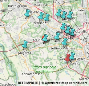 Mappa Via Jury Gagarin, 20018 Sedriano MI, Italia (7.62833)