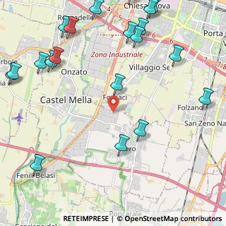 Mappa Via Oriana Fallaci, 25020 FLERO BS, Italia (3.051)