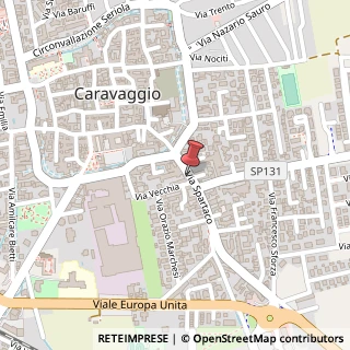 Mappa Via Spartaco, 30, 24043 Caravaggio, Bergamo (Lombardia)