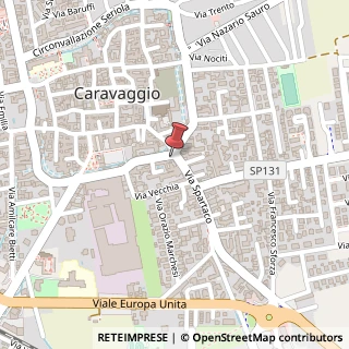 Mappa Via Spartaco, 4, 24043 Caravaggio, Bergamo (Lombardia)
