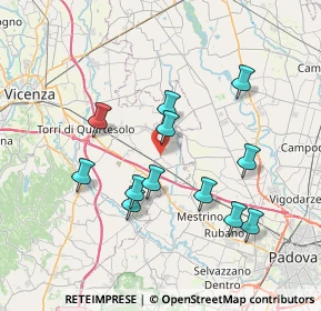 Mappa Strada Provinciale, 36040 Grisignano di Zocco VI, Italia (6.9275)