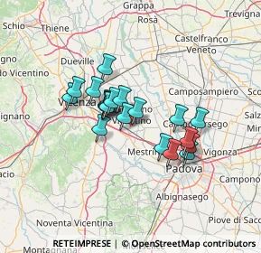 Mappa Strada Provinciale, 36040 Grisignano di Zocco VI, Italia (9.918)