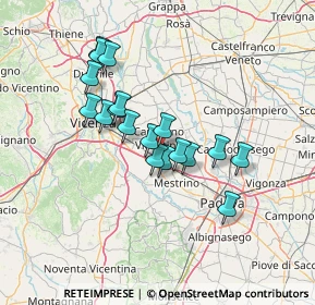 Mappa Strada Provinciale, 36040 Grisignano di Zocco VI, Italia (11.30556)