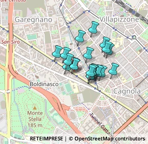 Mappa A domiclio milano e provincia, 20151 Milano MI, Italia (0.2735)