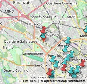 Mappa A domiclio milano e provincia, 20151 Milano MI, Italia (3.0025)