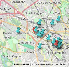 Mappa A domiclio milano e provincia, 20151 Milano MI, Italia (2.1375)