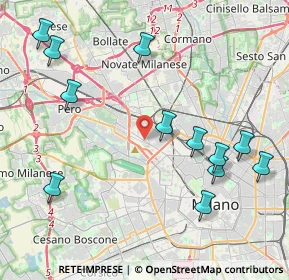 Mappa A domiclio milano e provincia, 20151 Milano MI, Italia (4.8075)