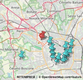 Mappa A domiclio milano e provincia, 20151 Milano MI, Italia (4.486)