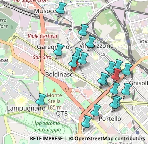 Mappa A domiclio milano e provincia, 20151 Milano MI, Italia (0.9955)