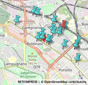 Mappa A domiclio milano e provincia, 20151 Milano MI, Italia (0.8505)