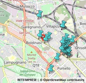 Mappa A domiclio milano e provincia, 20151 Milano MI, Italia (0.964)