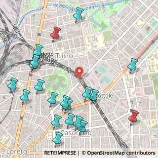 Mappa Via Privata Bassano del Grappa, 20127 Milano MI, Italia (0.6785)