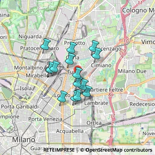 Mappa Via Privata Bassano del Grappa, 20127 Milano MI, Italia (1.32867)