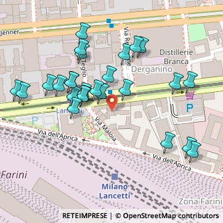 Mappa Via Maloia, 20158 Milano MI, Italia (0.12308)