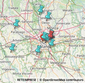 Mappa Via Maloia, 20158 Milano MI, Italia (10.61455)