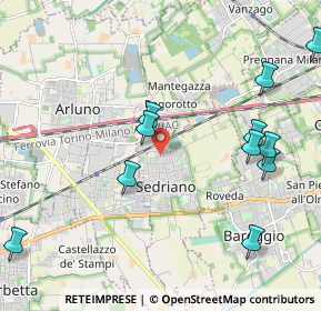 Mappa Sedriano, 20018 Sedriano MI, Italia (2.41)