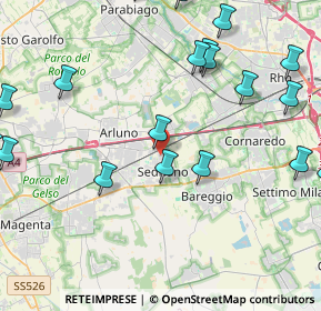 Mappa Via Giuseppe di Vittorio, 20018 Sedriano MI, Italia (5.5865)