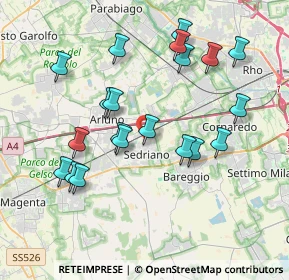 Mappa Via Giuseppe di Vittorio, 20018 Sedriano MI, Italia (3.797)