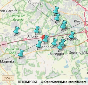 Mappa Via Giuseppe di Vittorio, 20018 Sedriano MI, Italia (3.35429)