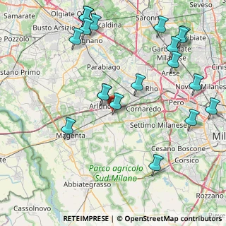Mappa Sedriano, 20018 Sedriano MI, Italia (10.3215)