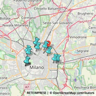 Mappa Via Martiri Oscuri, 20127 Milano MI, Italia (3.18462)