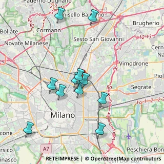 Mappa Via Martiri Oscuri, 20127 Milano MI, Italia (3.75727)