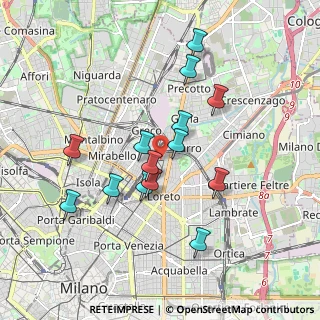 Mappa Via Martiri Oscuri, 20127 Milano MI, Italia (1.66)