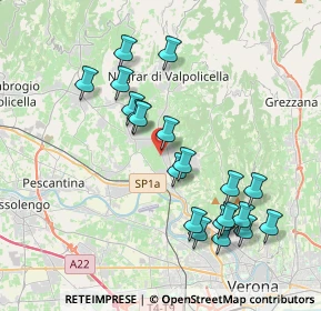 Mappa Via Casa Zamboni, 37024 Negrar VR, Italia (3.852)