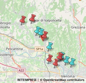 Mappa Via Casa Zamboni, 37024 Negrar VR, Italia (3.83231)