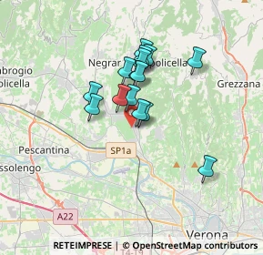 Mappa Via Casa Zamboni, 37024 Negrar VR, Italia (2.53333)