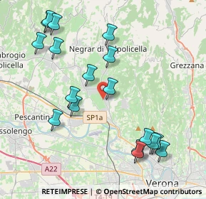 Mappa Via Casa Zamboni, 37024 Negrar VR, Italia (4.52833)