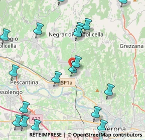 Mappa Via Casa Zamboni, 37024 Negrar VR, Italia (5.9325)