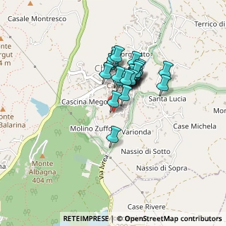 Mappa Via Casassa, 10010 Chiaverano TO, Italia (0.30417)