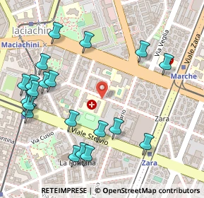 Mappa Via Francesco Nava, 20100 Milano MI, Italia (0.3085)