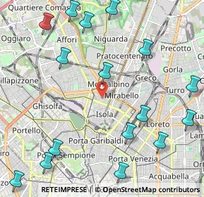 Mappa Humanitas San Pio X, 20159 Milano MI, Italia (2.81125)