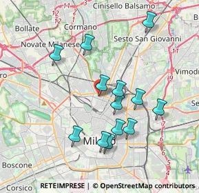 Mappa Via Francesco Nava, 20100 Milano MI, Italia (3.53385)