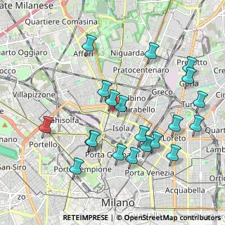 Mappa Via Luigi Federico Menabrea, 20159 Milano MI, Italia (2.154)