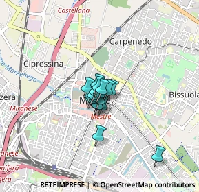 Mappa Via Mestrina e Palazzo, 30174 Venezia VE, Italia (0.37471)