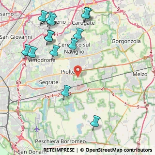Mappa Via Cascina Castelletto, 20096 Pioltello MI, Italia (5.17214)