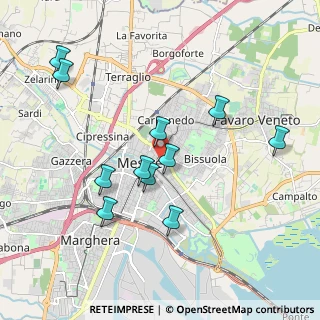 Mappa Via Giovanni Prati, 30172 Venezia VE, Italia (1.88636)